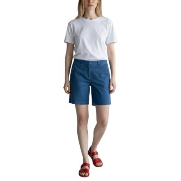 J. Crew Pants - J. Crew Classic 7” Women's Cotton Blend Chinos Shorts NWT 4 Blue